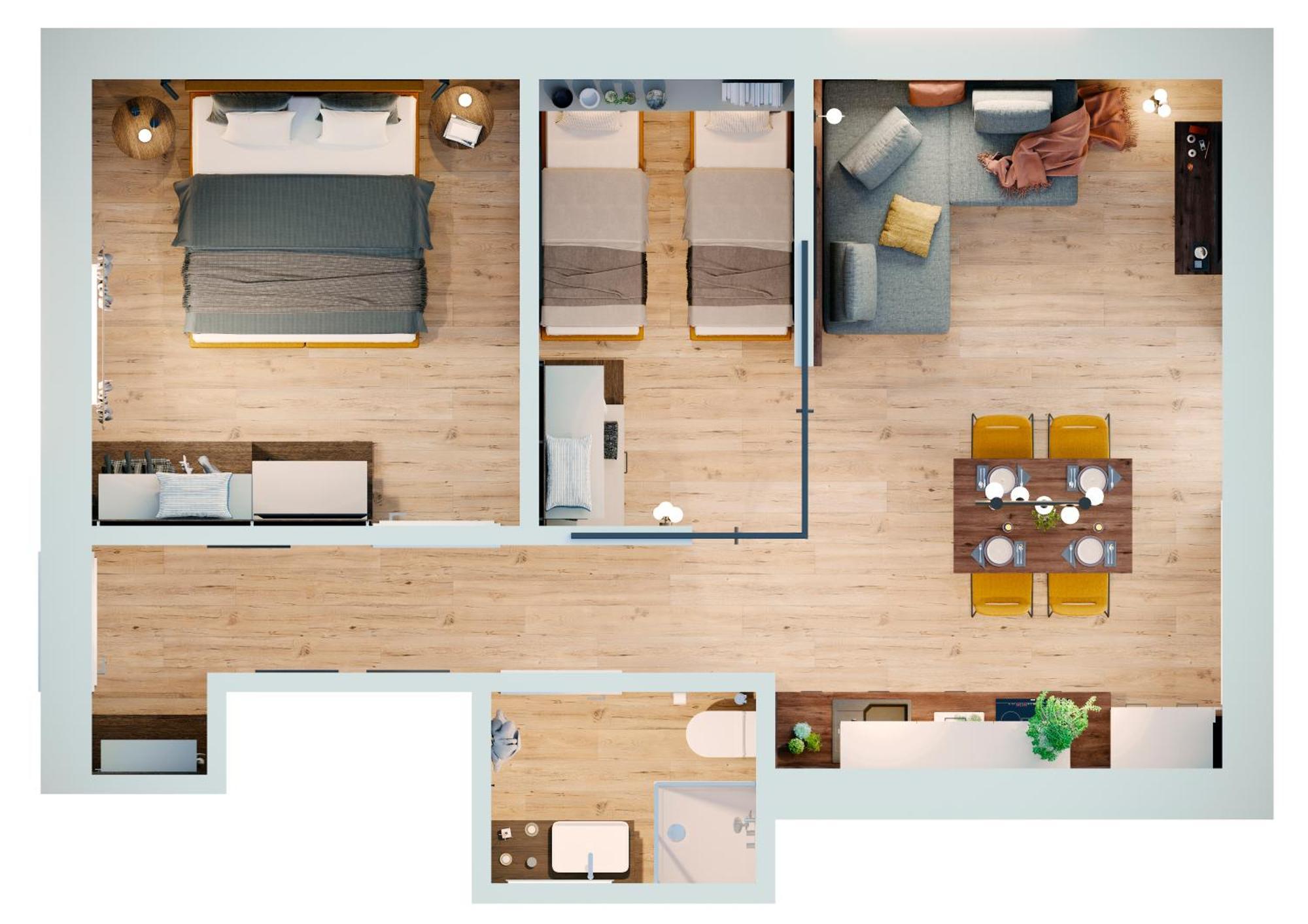 Appartements Panorama Fiè Buitenkant foto